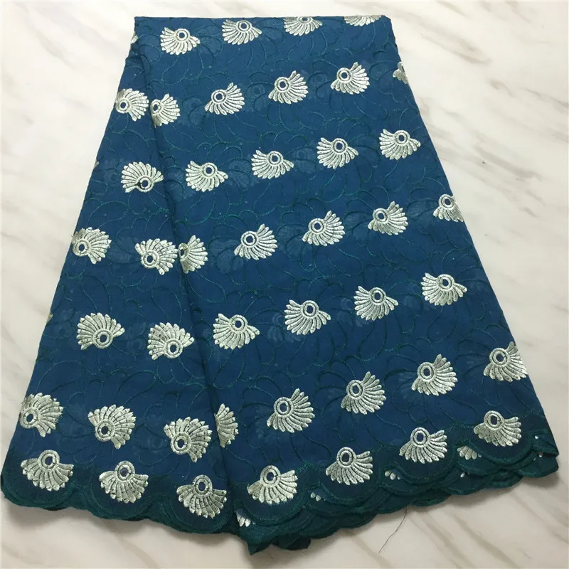 

2019 African Swiss Voile Lace Fabric embroidery lace trim high quality african Dry cotton lace fabric for wedding PL102306