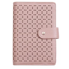 A6 Блокнот из искусственной кожи, школа планирования, блокнот, канцелярские принадлежности, 6 отверстий, спиральное кольцо, записная книжка, дневник