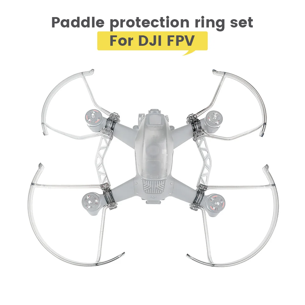 2 в 1 комплект пропеллеров DJI FPV кольца для защиты от столкновений нарукавники