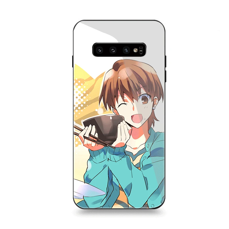 Мобильный чехол для телефона Стекло для samsung A10 A20 A30 A40 A50 A60 A70 S7 край S8 Plus Note 8 9 S10 крышка Таежные ботинки судьба фудзимура - Цвет: G7