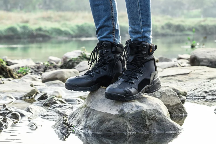 Водонепроницаемая походная обувь, мужская обувь для охоты, женская обувь для скалолазания, горного туризма, Мужская тактическая обувь bota militar, треккинговые уличные ботинки