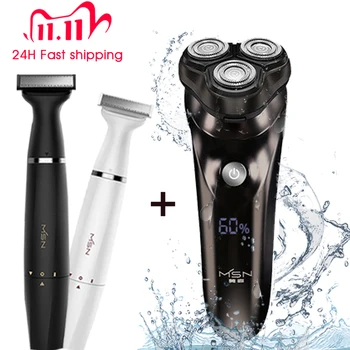 

Electric Shaver for men electric razor Multi-purpose shaver Dry & Wet beard trimmer Leg Hair Armpit Hair Eyebrow Styling Trimmer