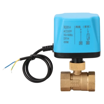 

AC 220 V Waterproof 2 Way 2-Wire Ball Electric Motorized Brass Valve with Actuator Brass Valve