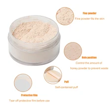 Водонепроницаемый незапотевающие рассыпчатая пудра тональный, для придания яркости коже, Длительное Действие, Управление косметическая пудра для макияжа