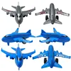 6Pcs/set Cute Pull Back Airplane Model Toy For Kids Baby Mini Colorful Cartoon Aircraft Plane Board Games Children Xmas Gift 5