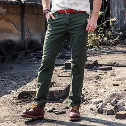 Много цвет новый для мужчин's повседневные штаны 100% хлопок дизайнерские Комбинезоны Мода плюс размеры удобные брюки карго мужчин тянуть Homme