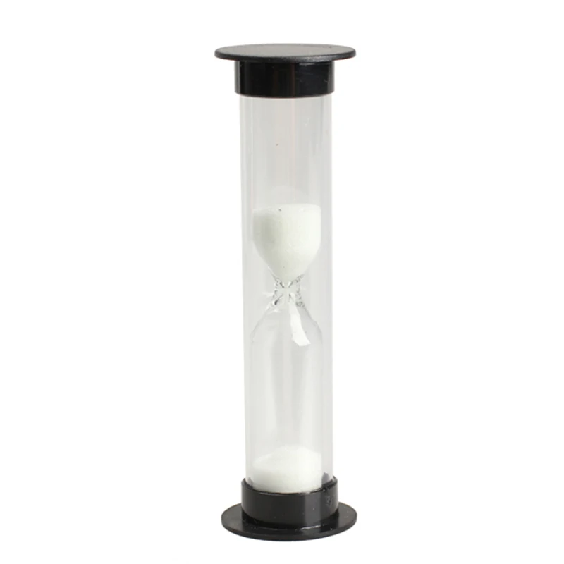 Black 1 Minute Mini Hourglass Timer 60 Seconds Home Hourglass Suitable For Regular Cooking Games Exercise etc