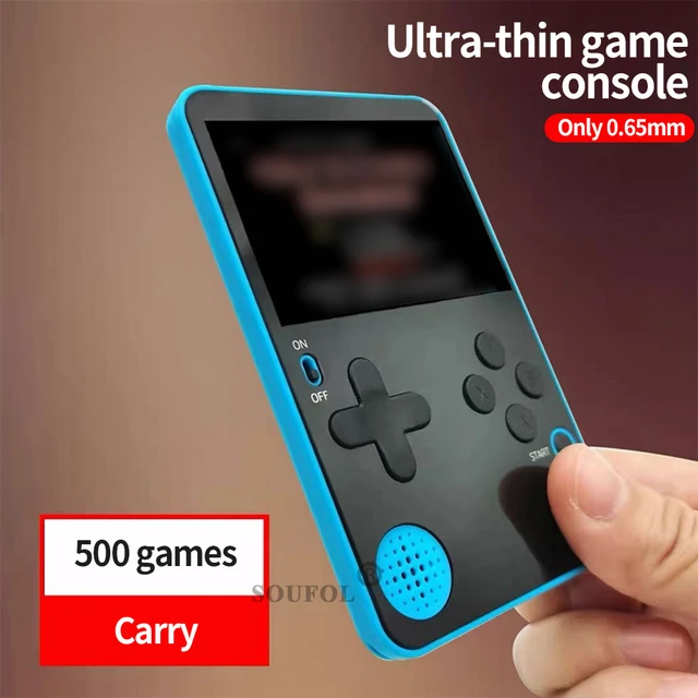 Ultra Thin Retro Game Console, 500 Portable Game Console