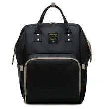 Bolsa de pañales impermeable para el cuidado del bebé, bolso de maternidad multifuncional de gran capacidad, mochila portátil para mamá, 36x27x18CM