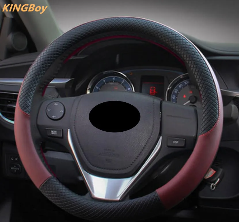 Для Toyota RAV4 ручной работы руль Внутренняя окантовка аксессуары для ремонта