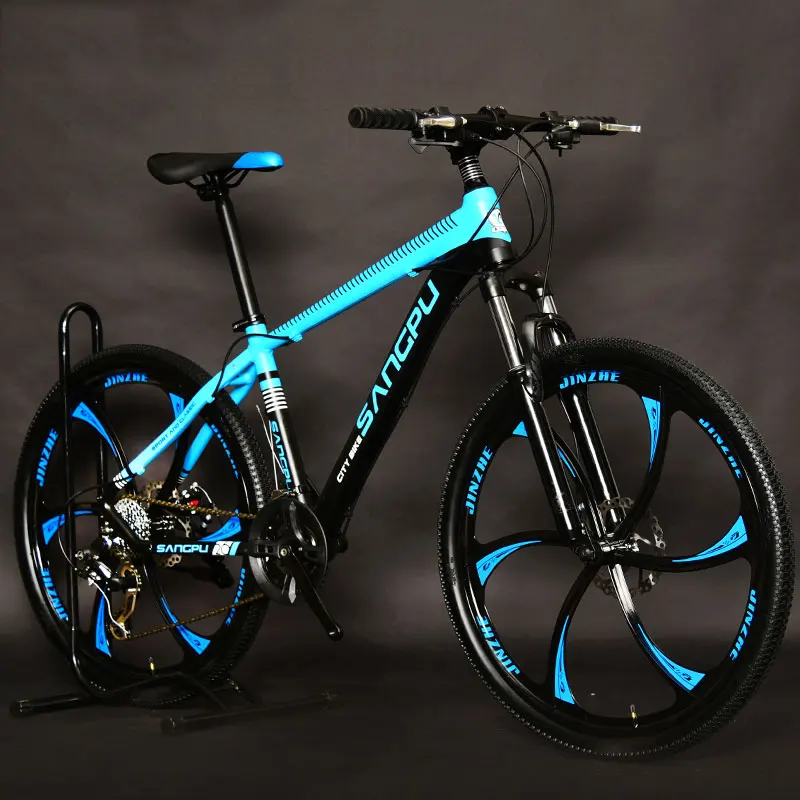 26 Inch Mountain Bike One Wheel 6 Knife Double Disc Brakes for Men and Women Bicycle Students