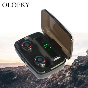 

Original TWS Wireless Headphones TWS Bluetooth5.0 earphone HiFi IPX7 Waterproof earbuds Touch Control Headset For Sports /Game