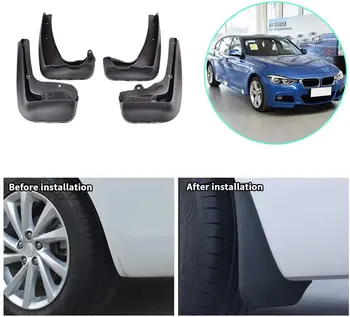 

Upgraded Car Mud Flaps Mudguards for BMW F34 3 Series 2013-2018 Front Rear Splash Guards Car Fender Styling & Body Fittings 4Pcs