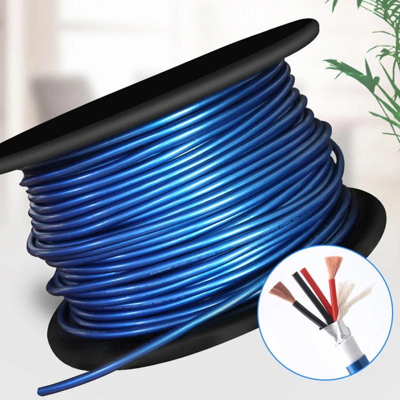DIY Audio Cables HIFI Loud Speaker Wire Oxygen OFC Core Free Cooper Cable for Home Theater | Электроника