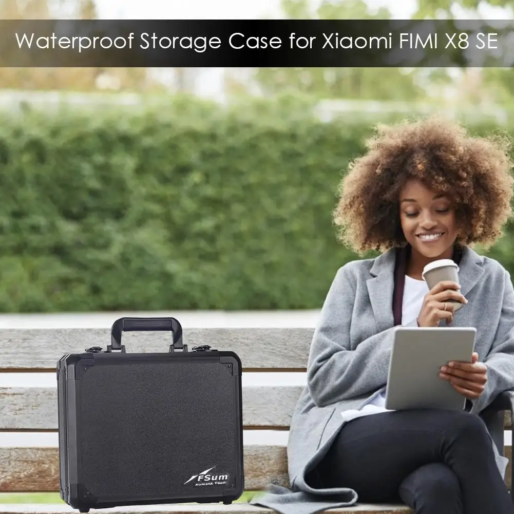 1 шт. сумка для хранения дрона с дистанционным управлением для Xiaomi FIMI X8 SE Дрон большой емкости портативный Дрон аксессуары Водонепроницаемый ABS жесткий