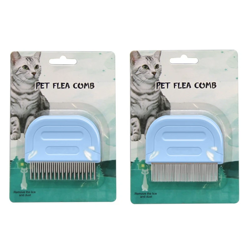Dog Hair Removal Brush Combs Lice Flea Removal Comb Furmins Cat Brush Grooming Tools Clipper Attachment Pet Trimmer Combs