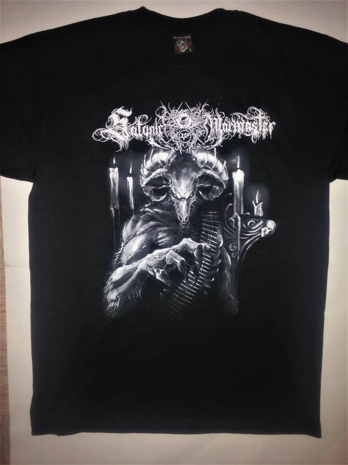 SATANIC WARMASTER X-Big футболка Archgoat Goatmoon Sargeist Horna Behexen Satan |
