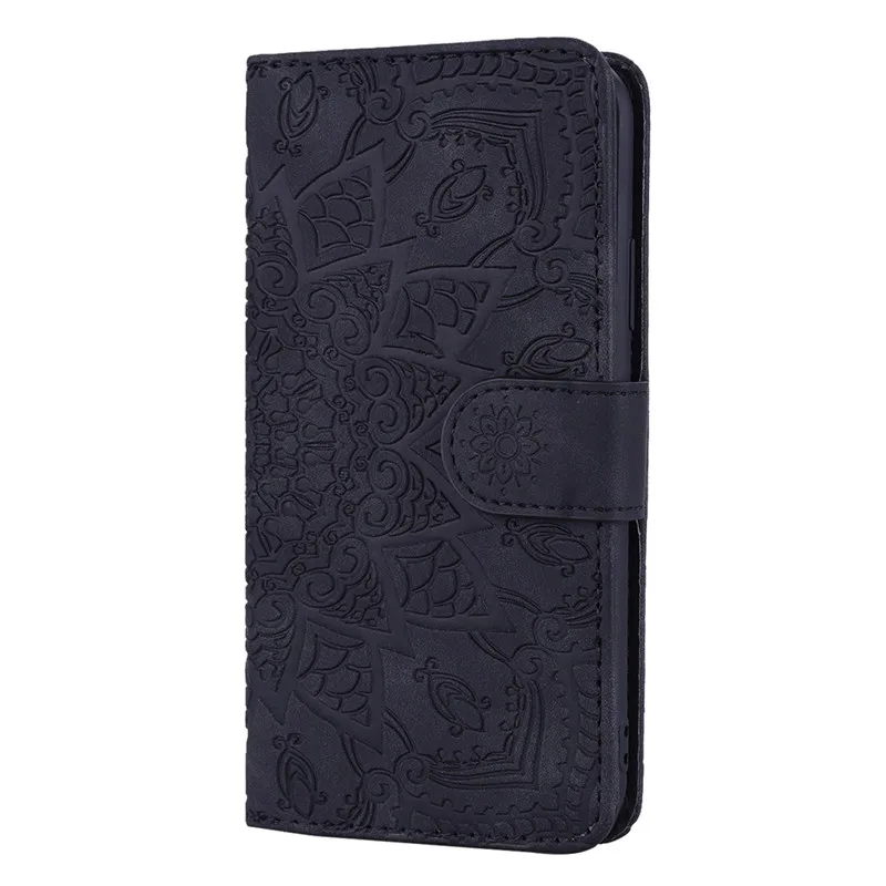 Black Coque A6 J4 J6 плюс Модные Простые пары Чехол С Откидывающейся Крышкой для Samsung Galaxy A8 A7 A9 J5 J710 J330 J530 J730 для карт из искусственной кожи - Цвет: Black