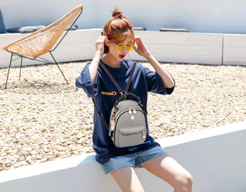

Women's bag 2020 new fashion Korean version of the simple mini square bag personality single shoulder messenger backpack handbag