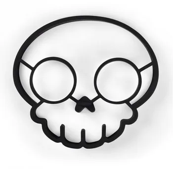 

Creative Cartoon Skull Egg Mold Silicone Pancakes Omelette Device Egg Tool Kitchen DIY Creative Fried Egg Mold