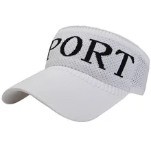 Уличная УФ-защита Спортивная альпинистская теннисная пляжная шляпа с пустым верхом Женская Солнцезащитная Шляпа Для Гольфа Кепка для бега