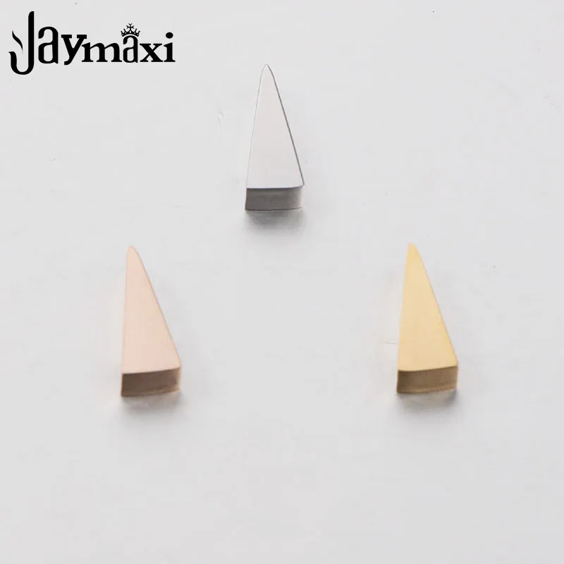 Jaymaxi треугольные подвески из нержавеющей стали геометрическая форма Лазерная