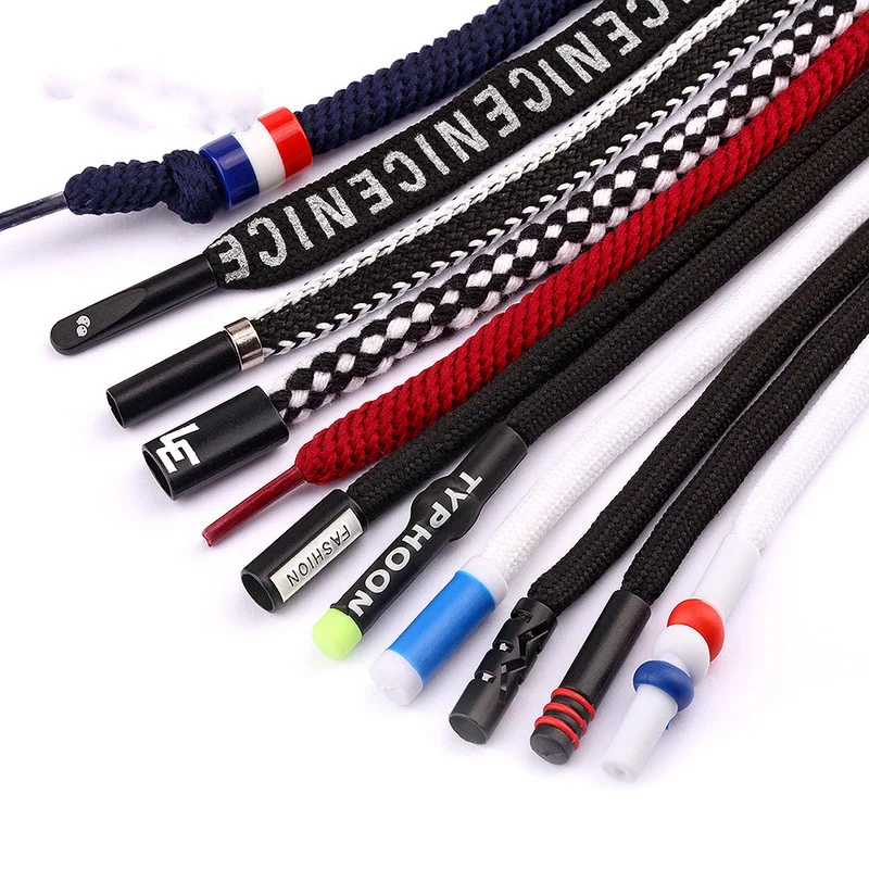 Sports Pants Clothing Accessories Pants Strap 1pc Sweatpants Drawstring Strap Metal Head Sports rope Pants Cotton thread Belt Pants Hoodies Accessories Diy Sewing Supplies