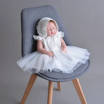 

Baby Baptism Dress 2019 White New Born Baby Girls Infant Dress Vestidos Bebe White Christening Dress For Baby Girl 3 6 9 Months