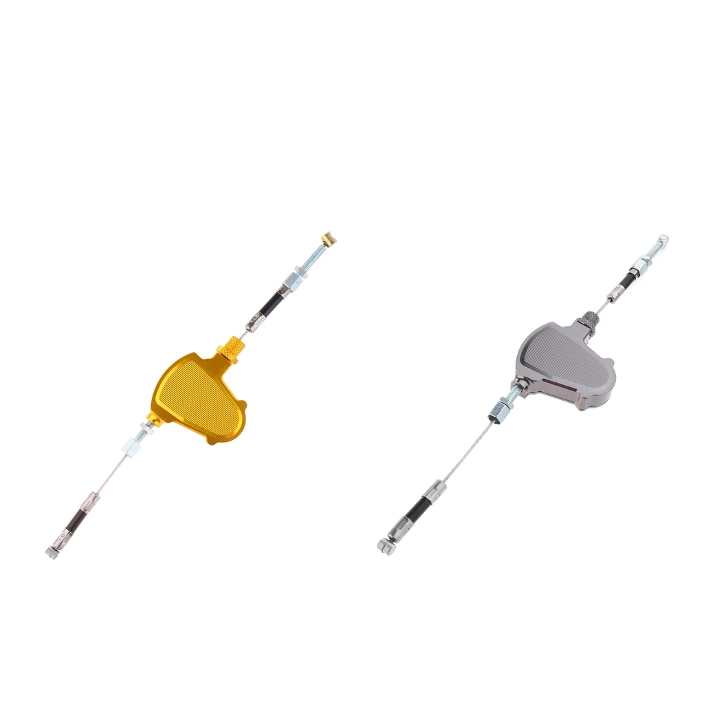 Золотой+ серебряный, 2 упаковки с ЧПУ трюк сцепления Потяните кабель сменный рычаг, мотоциклетный в сборе, экономия труда