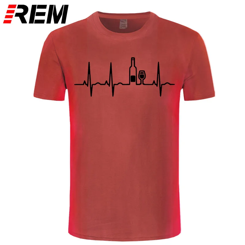 wein heartbeat 2 t shirt men Customized cotton S-XXXL Vintage Crazy Building summer Letter tshirt