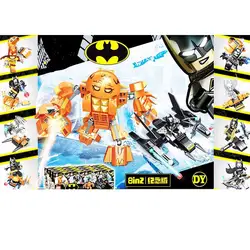8 шт. Мститель супер герой Бэтмен война установка Chariot Строительство Блоки игрушка подарок на день рождения мальчика Brinquedo B782
