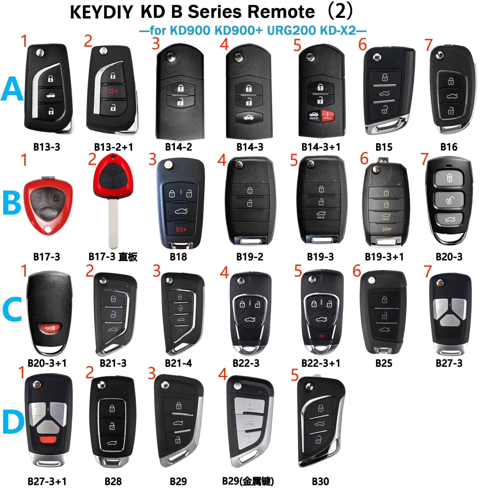 KEYDIY B Series B13-B30 Remote Control for KD900 KD-X2 Mini KD | Автомобили и мотоциклы