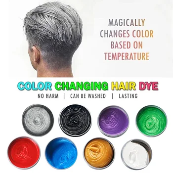 

Color Changing Hair Dye Mild Temperature Changing Hair Disposable No Irritate No Hurt Hair WH998