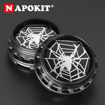 

4PCS Excellent Super Than Relative 67mm Car Styling Spider Logo Pattern Emblem Badge Auto Wheel Center Hub Cap Dust-proof Cover