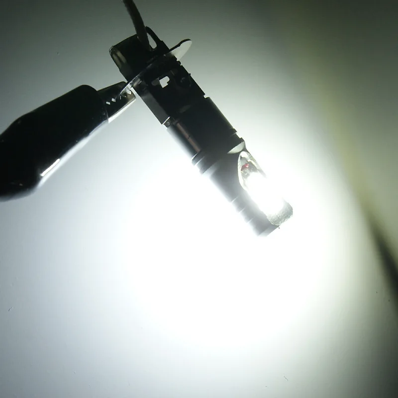 2 шт. h3 светодиодный лампочка H1 H3 6500K белый 80 Вт 6 SMD высокой мощности DC 12 В 24 в светодиодный противотуманный фонарь фары лампы лампочка противотуманная фара светодиодный
