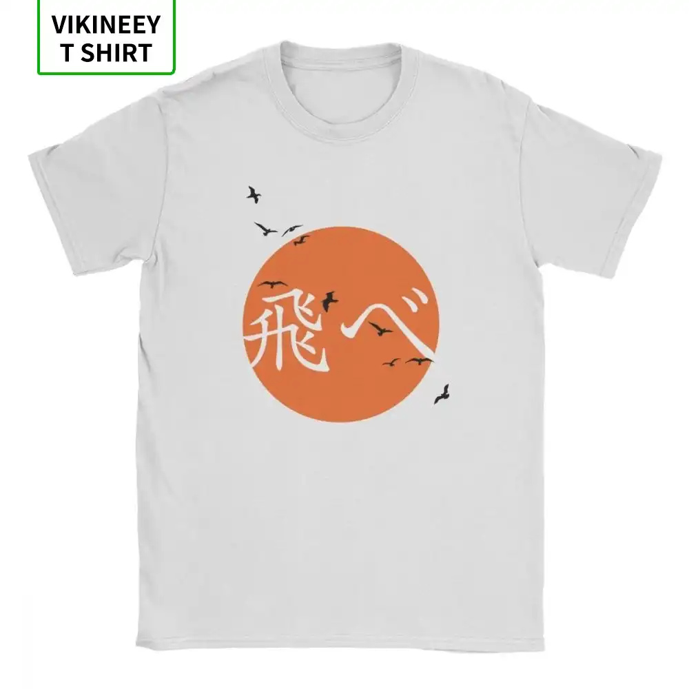 Futbolka Haikyuu Karasuno Fly Muzhskaya Smeshnaya Tenniska Iz 100 Hlopka S Printom Anime Oya Manga Shoyo Volejbol S Korotkim Rukavom Futbolki Aliekspress