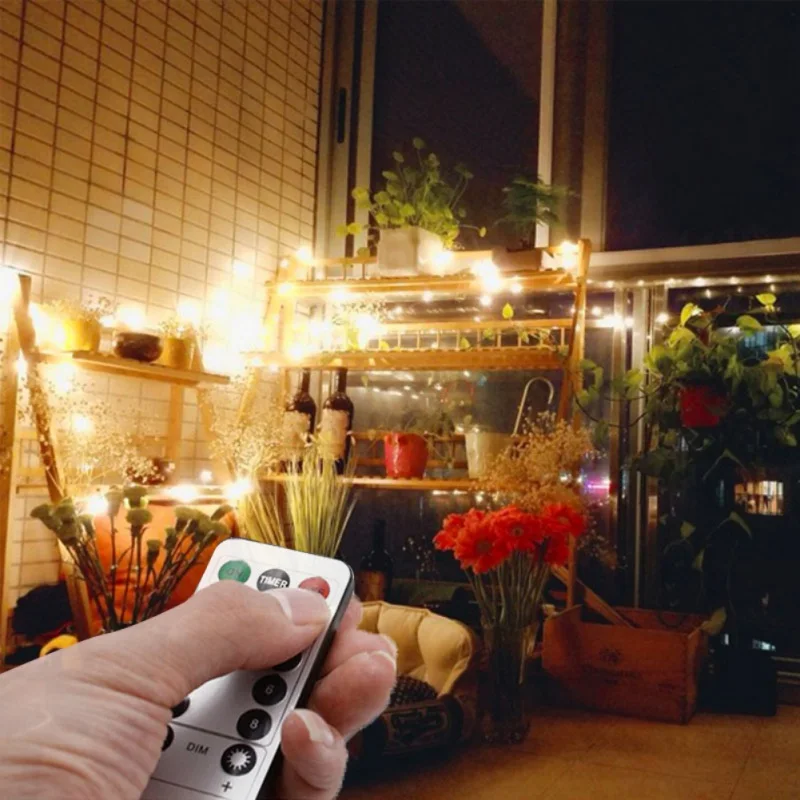 IR Remote Fairy LED String Light Waterproof 5M 10M USB 5V LED Holiday Lights With Remote For Christmas Wedding Party Decoration