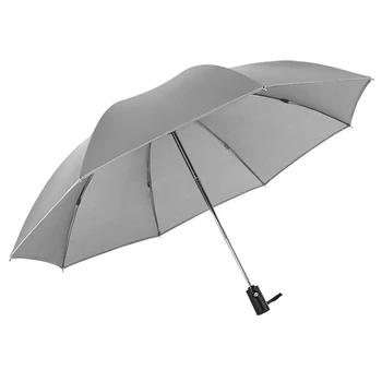 

Automatic Folding Umbrella Edging Reflective Folding Umbrella Folding Umbrella Umbrella Sun Protection Uv Automatic Umbrella Gra