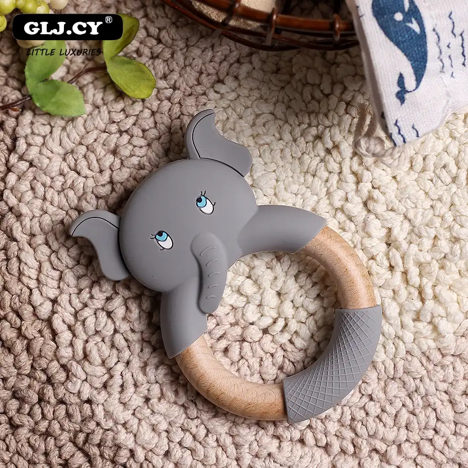 elephant teething ring