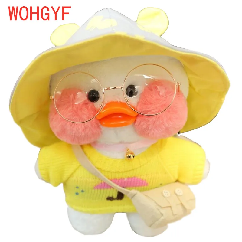 30 см Kawaii White LaLafanfan кафе утка плюшевая игрушка мультфильм милое животное набивная