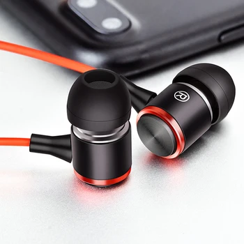 

iMice 3 Meter In-ear Earphone Phone Line Control Microphone Sport Wired Headset Ear Tips