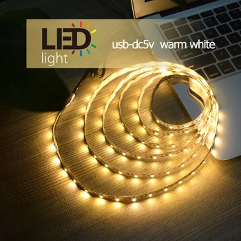 

Flexible LED Strip Light Home Decor Warm White DC5V USB Charging Night Light for Cafe Restaurant Exquisite Ornaments