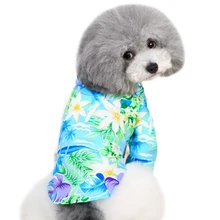 Летняя рубашка для щенка, толстовка для собачки, маленькая плюшевая собака, одежда, Vestidos De Verano, жилет с принтом для питомца, милая куртка для питомца, DD6GY