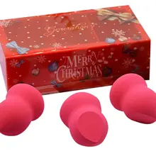 Новинка, 5 цветов, Мягкая косметическая губка, сухая и влажная, двойного назначения, косметическая губка, пудра, спонж, инструменты для макияжа