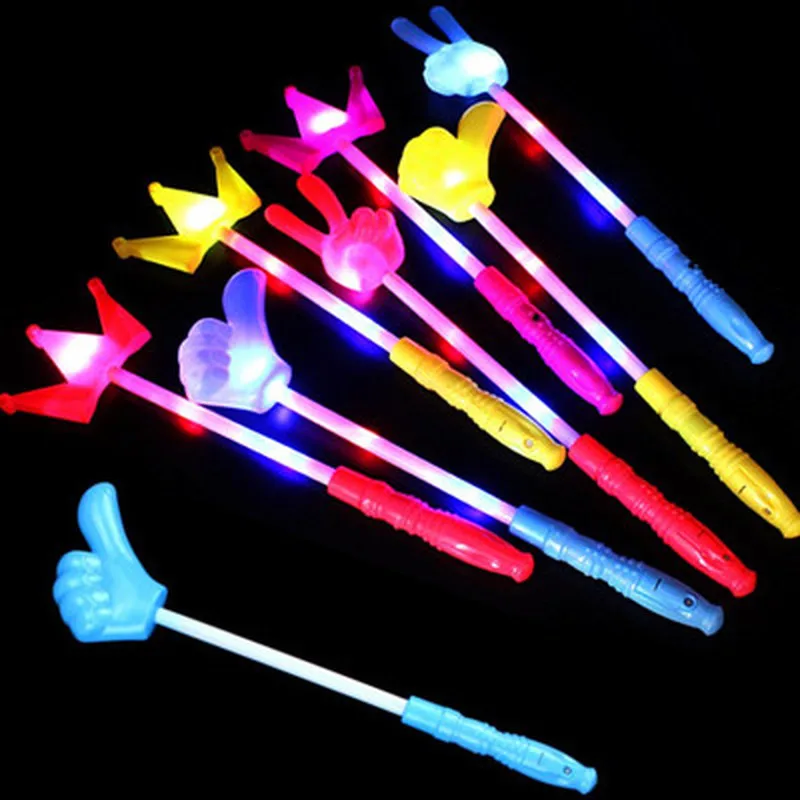

Creative flashing LED light thumb light stick crown flash stick suitable for concert stage festival party atmosphere lighting