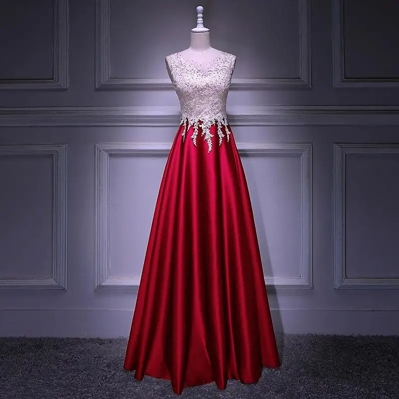 Сексуальное Кружевное женское платье Cheongsam, элегантное бордовое вечернее платье для невесты, свадебное платье в пол, плиссированное платье Robe De Soiree - Цвет: Style 14