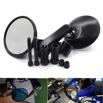 

Universal 7/8" motorcycle aluminum alloy rearview mirror side mirror for Kawasaki ZX-6 ZZR600 ZXR400 Z750S ER-5 ZR750 ER6N ER6F