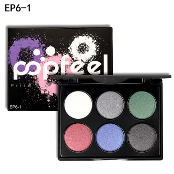 

Wholesale 6 Colors Women Lady Make Up Eyeshadow Palette Waterproof Shimmer Matte Eyes Makeup Cosmetic Eye Shadow M3