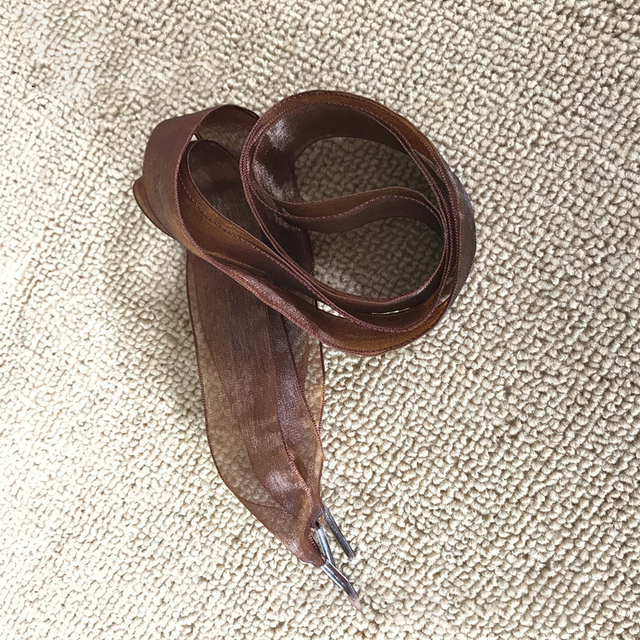 140cm Fashion Organza Ribbon Shoe Laces Sport Shoes Sneakers Bowknot Flat Shoelaces Canvas Bootlaces Strings