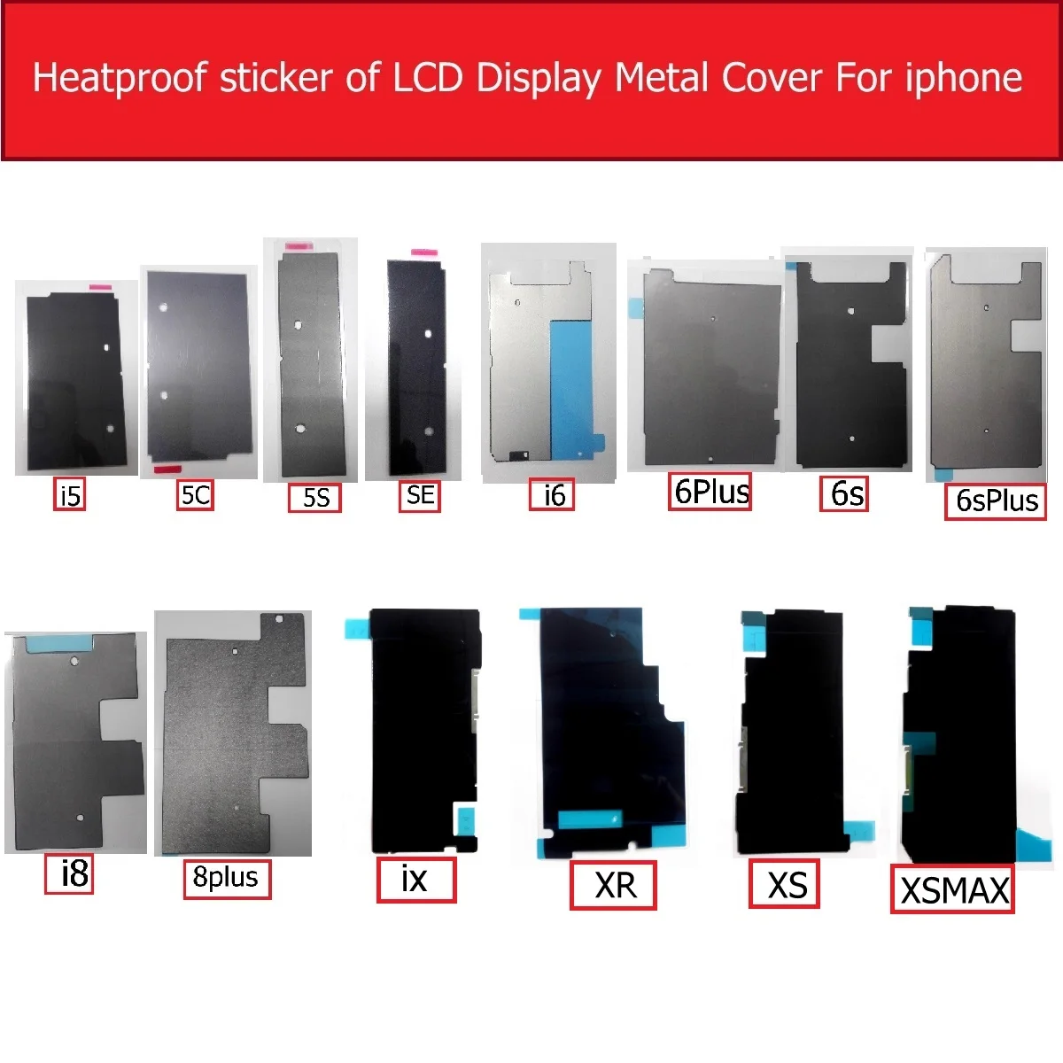 Термостойкий стикер с ЖК-дисплеем металлический чехол для iphone 5 5s 5c se 6 6s 8 Plus X XR XS MAX
